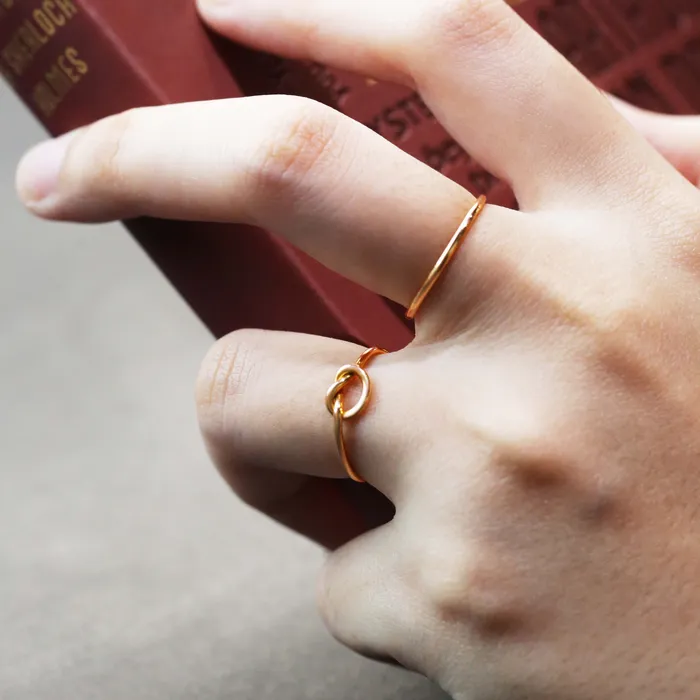 LOULOUROSE Knotted Heart Ring Rings