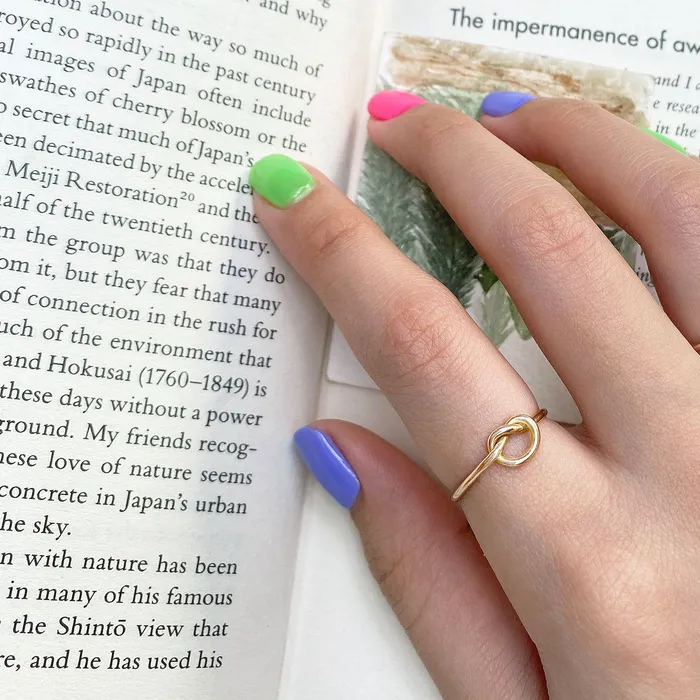 LOULOUROSE Knotted Heart Ring Rings