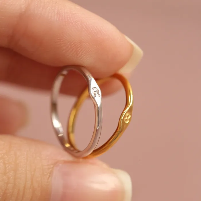 LOULOUROSE Rings Quadrum Signet Ring