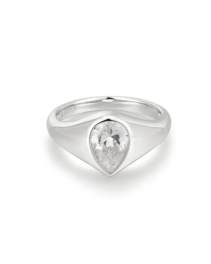 Luv Aj Rings The Poire Bezel Ring