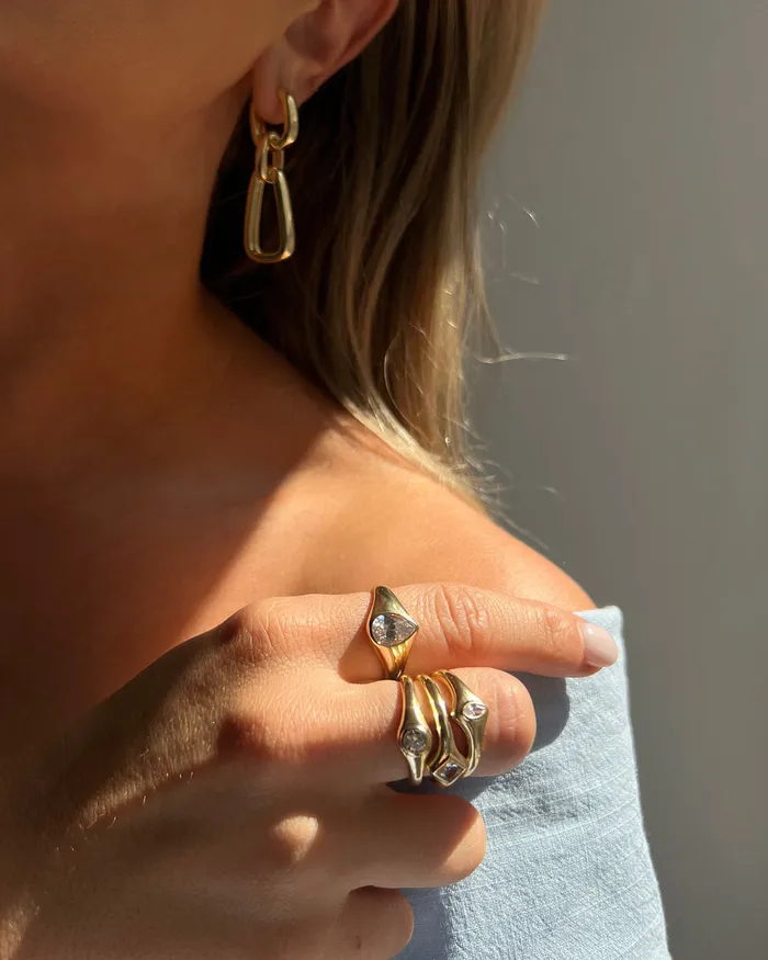Luv Aj Rings The Poire Bezel Ring