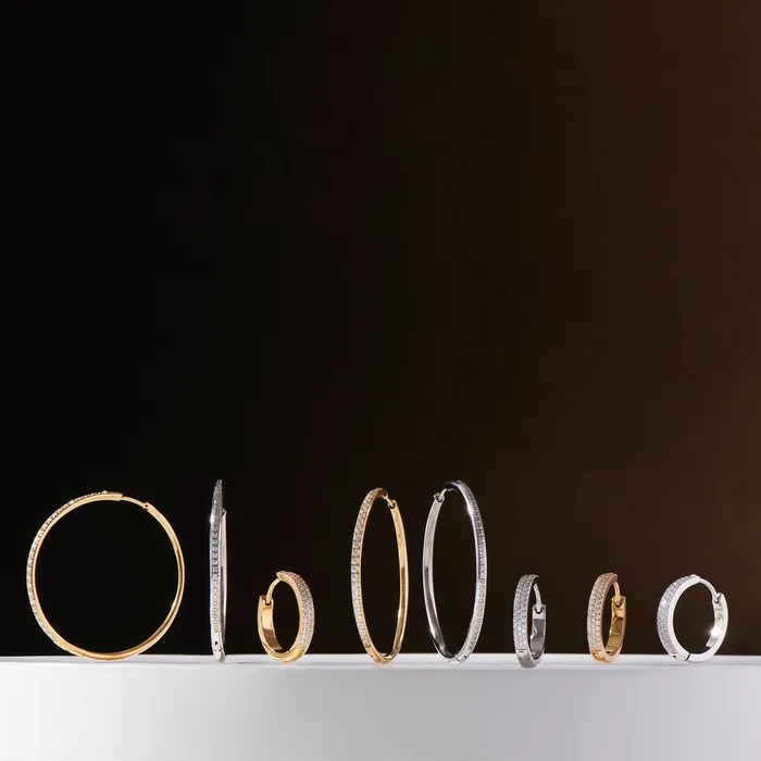miabijoux Earrings Helena Large Huggie Earrings