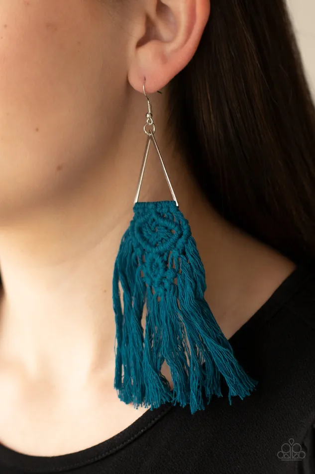 Modern Day Macram Blue Paparazzi Earring All Eyes On U Jewelry Paparazzi Accessories Earrings Modern Day Macram Blue Paparazzi Earring All Eyes On U Jewelry Paparazzi Accessories Earrings