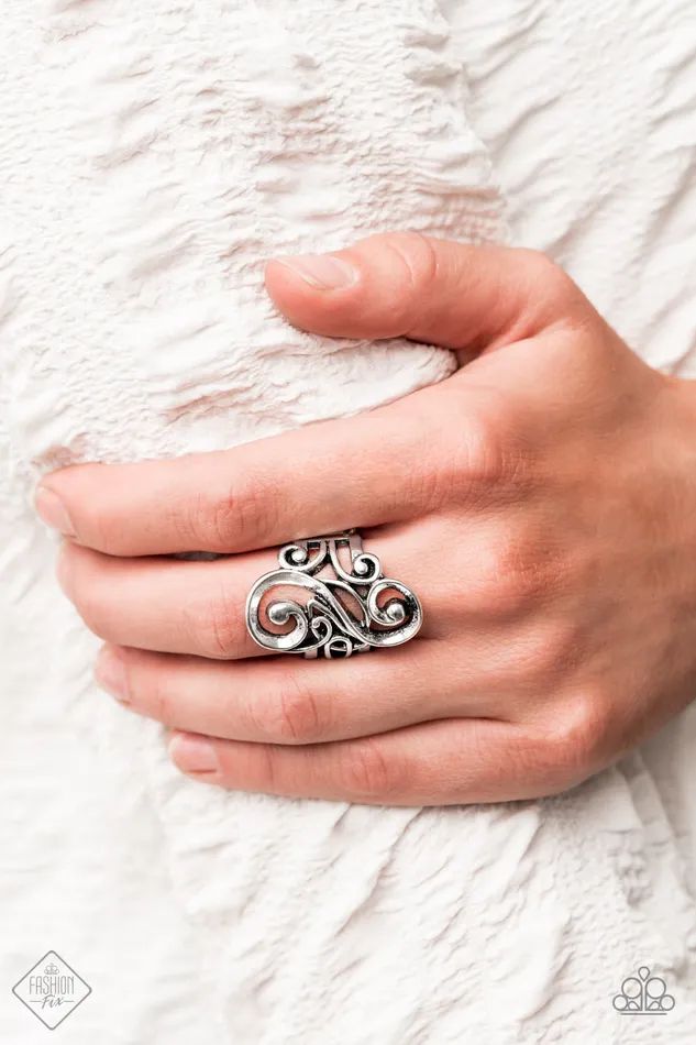 Musical Motif Silver Paparazzi Ring All Eyes On U Jewelry Paparazzi Accessories Rings