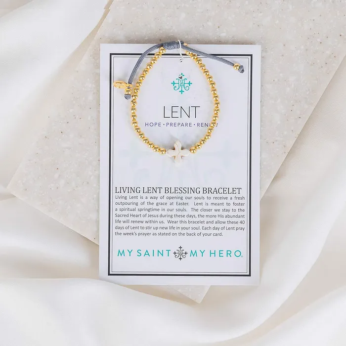 My Saint My Hero Bracelets Living Lent Blessing Bracelet