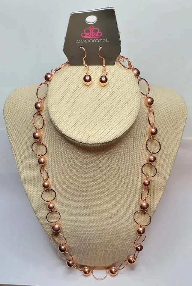Necklaces All Eyes On U Jewelry Paparazzi Accessories Metro Milestone Copper Paparazzi Necklace Necklaces All Eyes On U Jewelry Paparazzi Accessories Metro Milestone Copper Paparazzi Necklace