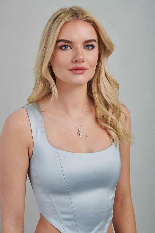 Necklaces Gemlet CZ Cross Pendant Necklace