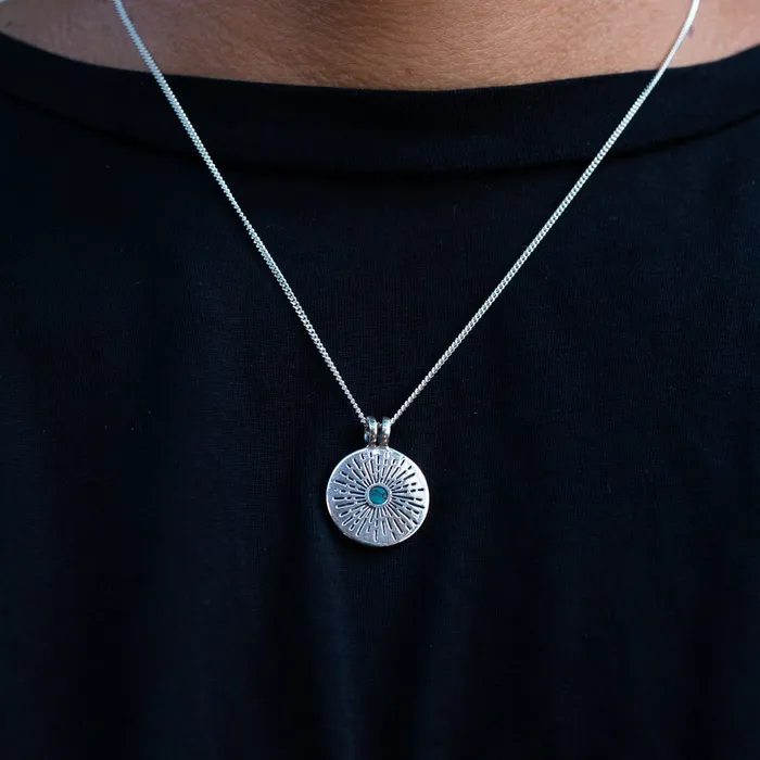 Necklaces HANU PENDANT 925 STERLING SILVER Jess Zabala Jewelry