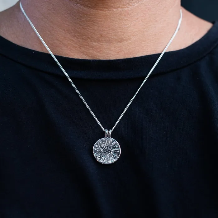 Necklaces HANU PENDANT 925 STERLING SILVER Jess Zabala Jewelry