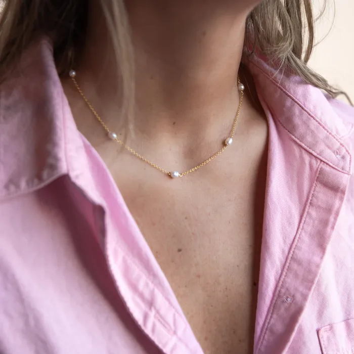 Necklaces Suetables Pearl By the Yard Necklace