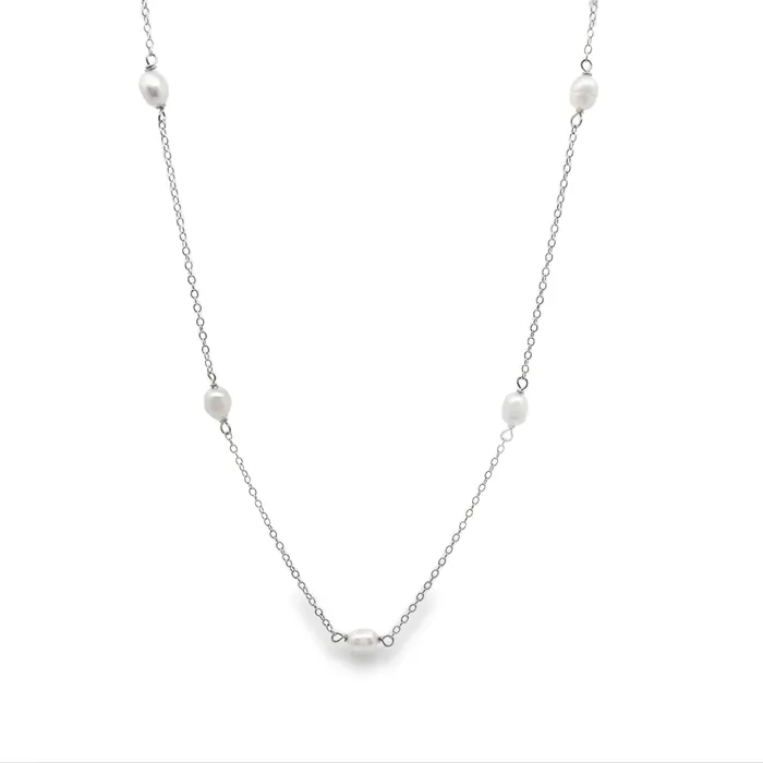 Necklaces Suetables Pearl By the Yard Necklace