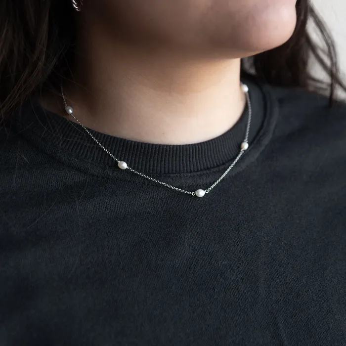 Necklaces Suetables Pearl By the Yard Necklace