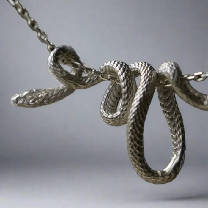 Necklaces Viking Trinkets Ragnars Memoir Winding Snake Necklace