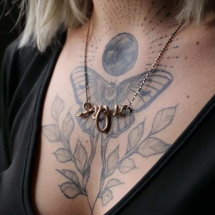 Necklaces Viking Trinkets Ragnars Memoir Winding Snake Necklace