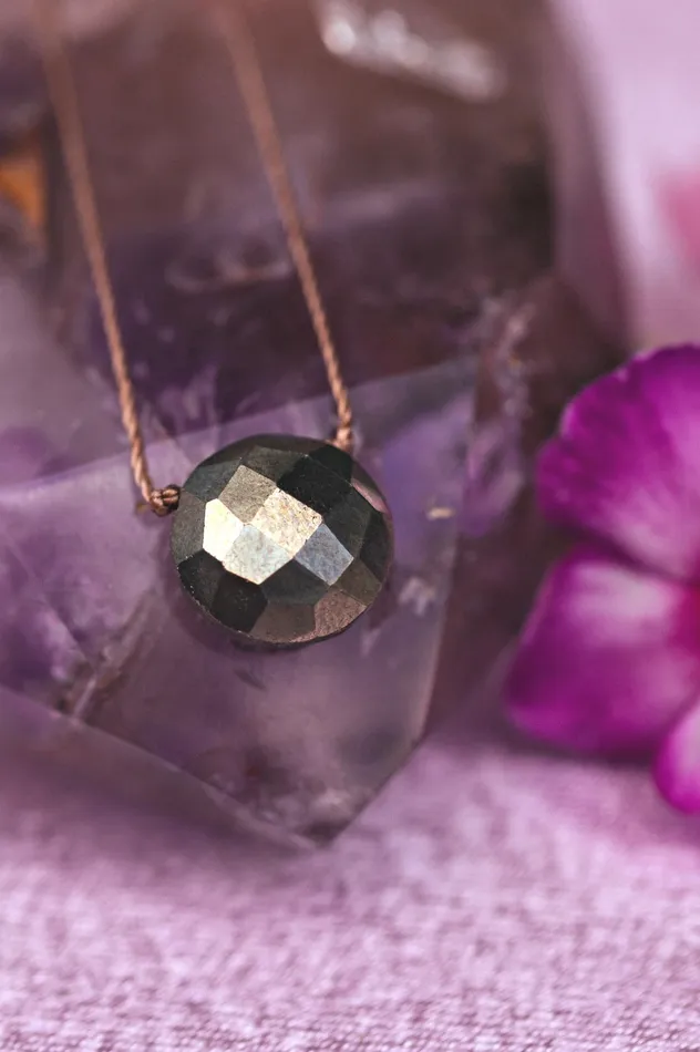 Pyrite Enneagram Necklace for Type Eight SoulKu Necklaces