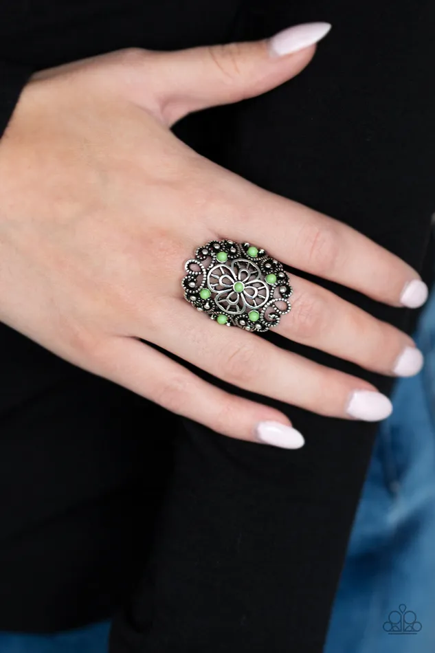 Rings All Eyes On U Jewelry Paparazzi Accessories Floral Fancies Green Paparazzi Ring Rings All Eyes On U Jewelry Paparazzi Accessories Floral Fancies Green Paparazzi Ring