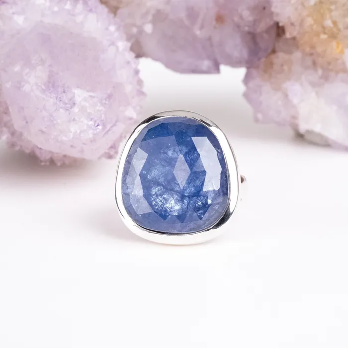 Rings InnerVision Crystals Tanzanite Ring 21x19mm Size 7 925 Silver