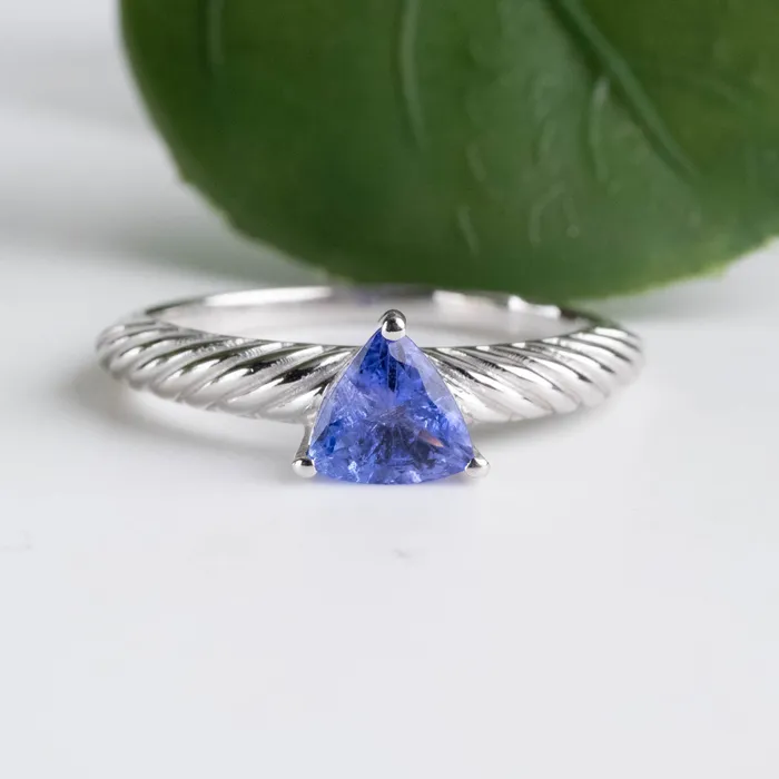 Rings InnerVision Crystals Tanzanite Ring 55mm 925 Silver Choose Size