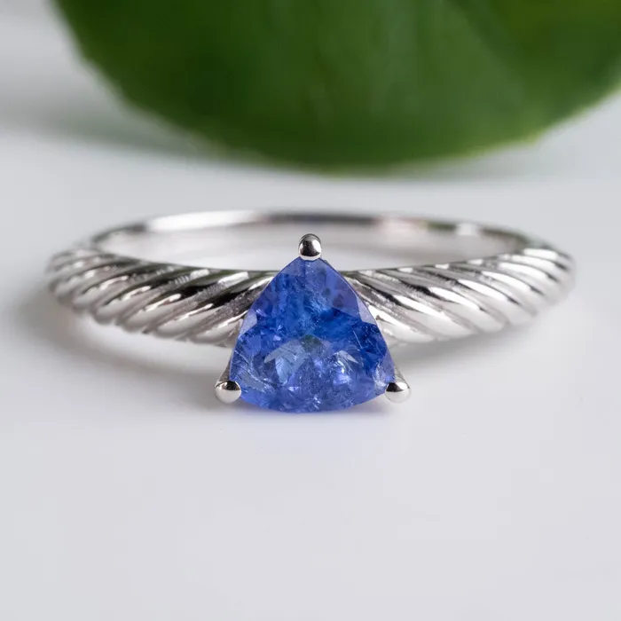 Rings InnerVision Crystals Tanzanite Ring 55mm 925 Silver Choose Size
