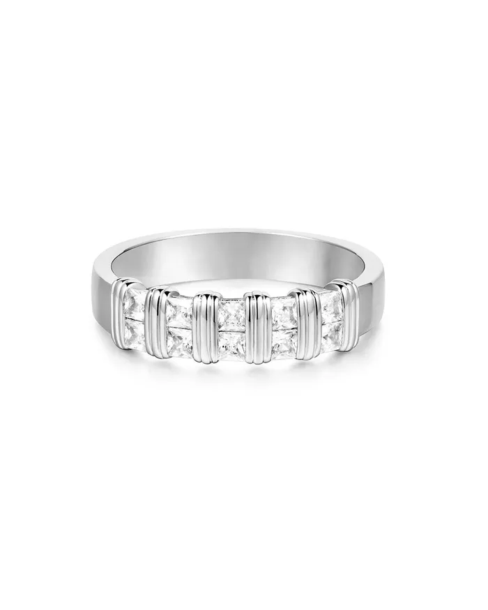 Rings Luv Aj Remy Princess Cut Band Rings Luv Aj Remy Princess Cut Band