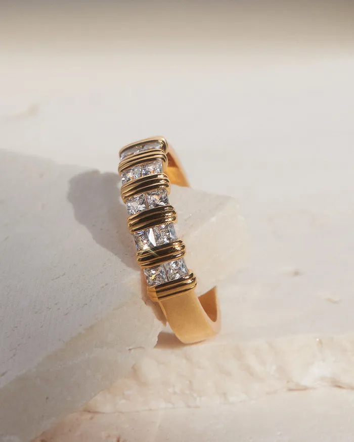 Rings Luv Aj Remy Princess Cut Band Rings Luv Aj Remy Princess Cut Band