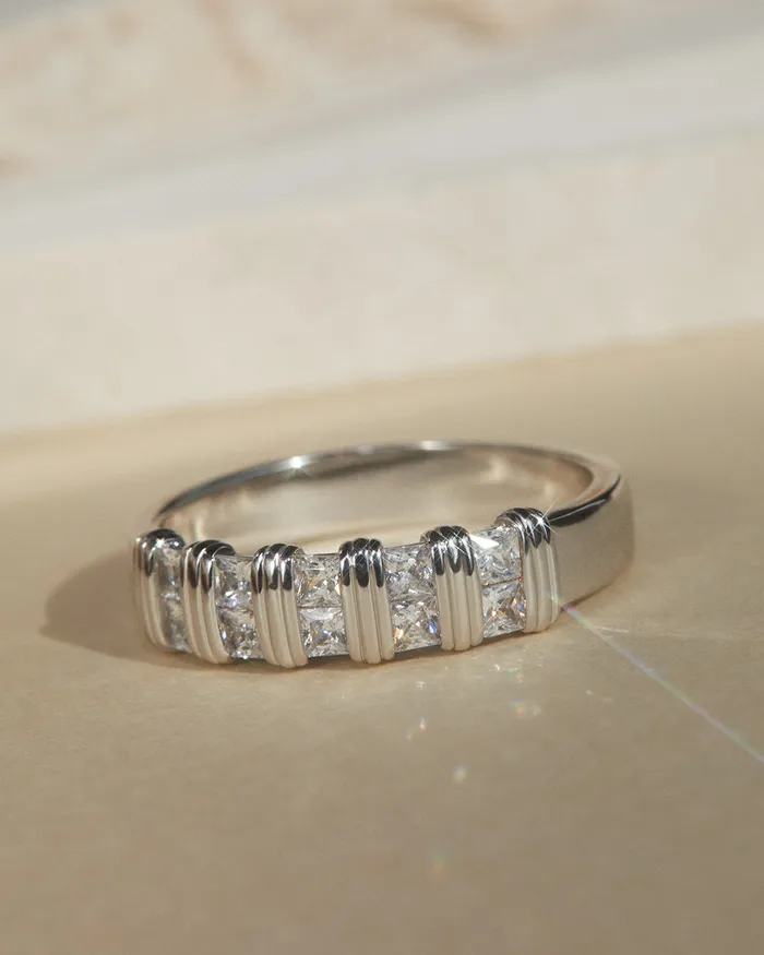 Rings Luv Aj Remy Princess Cut Band Rings Luv Aj Remy Princess Cut Band