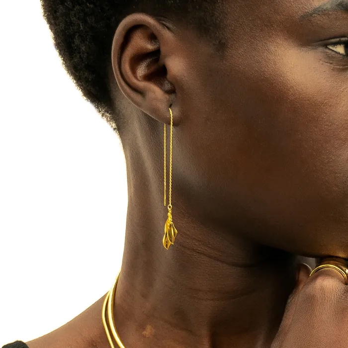 SOKO Delicate Bidu Chain Threader Earrings Earrings