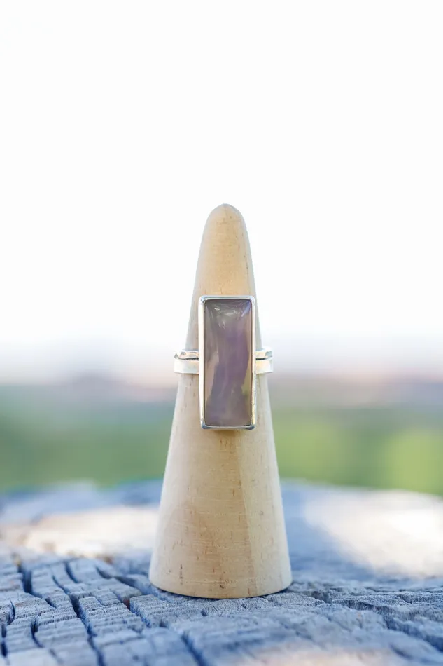 Statement Amethyst Ring Size 75 Small N Simple Jewelry Rings
