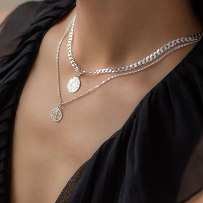 Suetables Rings Curb Chain Sterling Silver